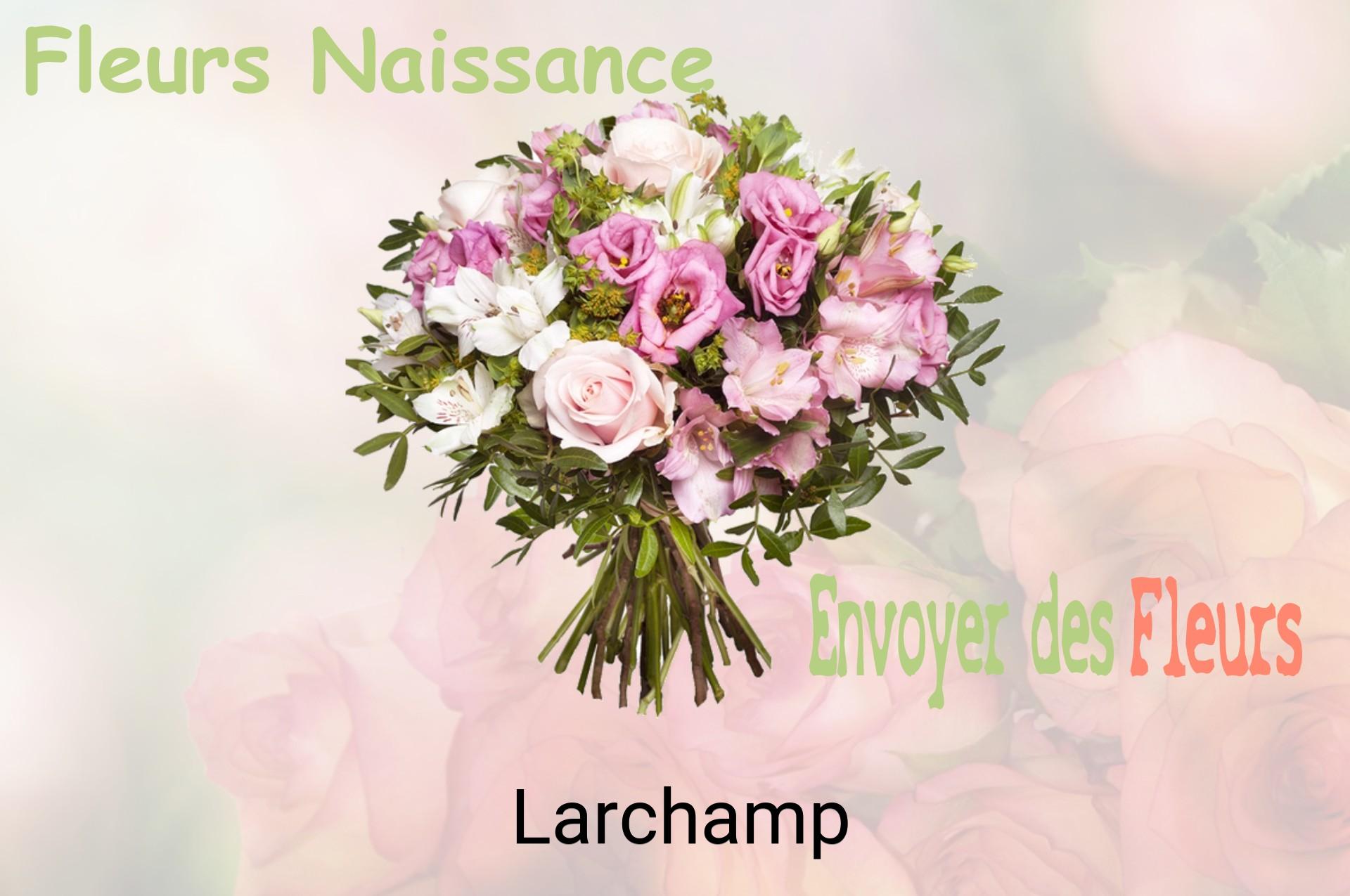 Bouquet de fleurs de naissance livré à Larchamp